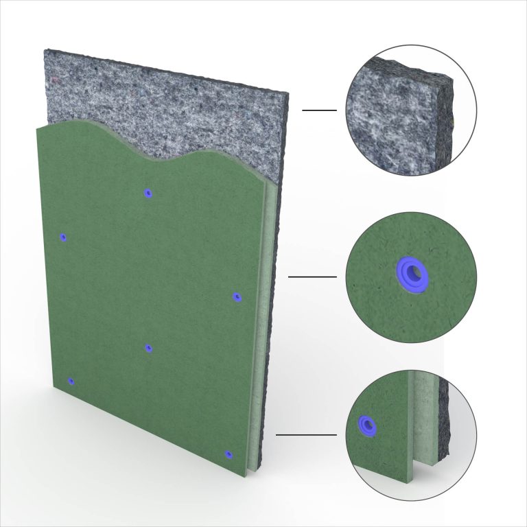 Звукоізоляційна безкаркасна система Isophon Panel Slim