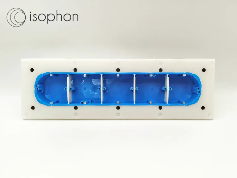 Звукоизоляционный подрозетник на 5 постов Isophon S5-Box