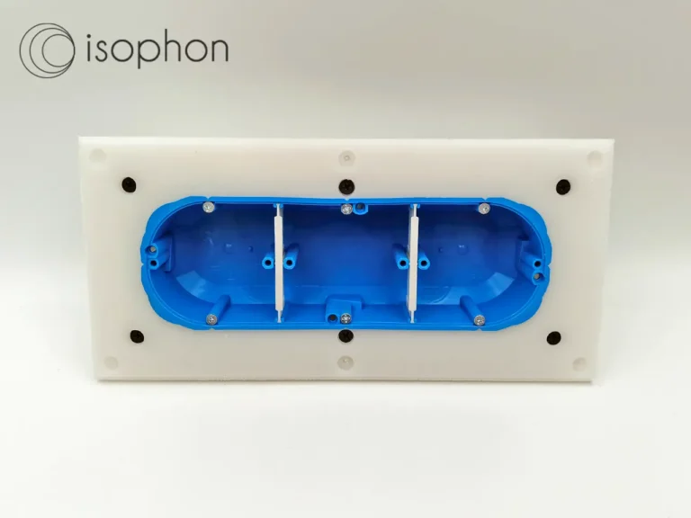 Звукоізоляційний підрозетник на 3 пости Isophon S3-Box