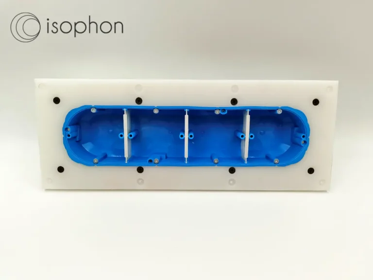 Звукоизоляционный подрозетник на 4 поста Isophon S4-Bo