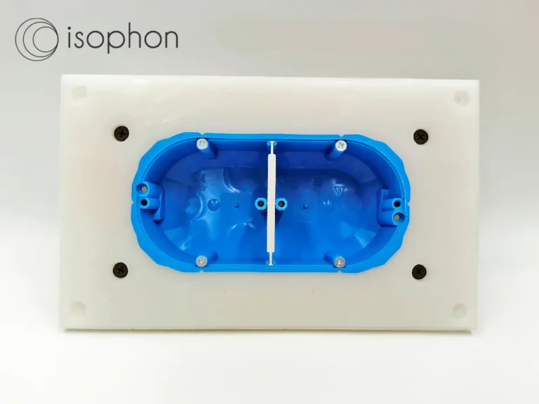 Звукоизоляционный подрозетник на 2 поста Isophon S2-Box